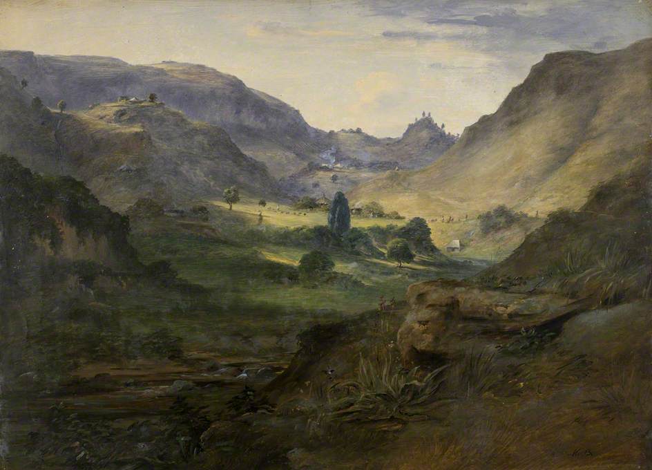 Mountain Landscape with Village