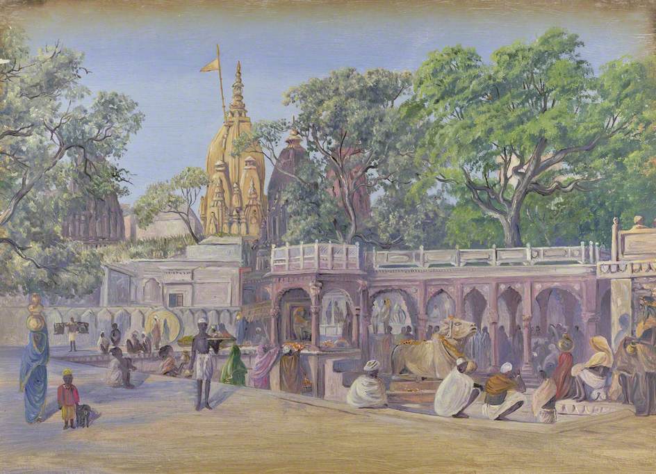 'The Golden Temple. Benares. India. Novr. 1878'