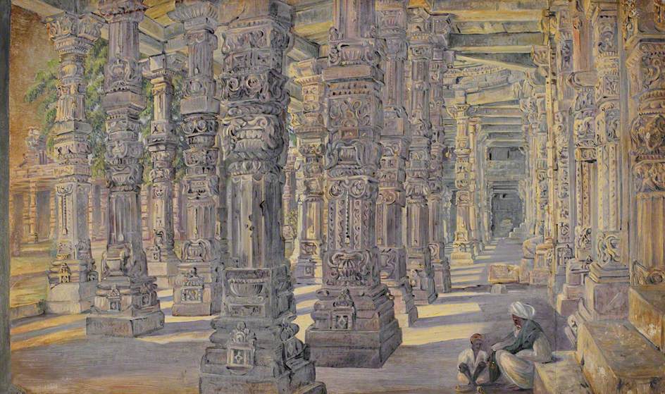 'The Temple. Kutub. Delhi. India. Novr. 1878'