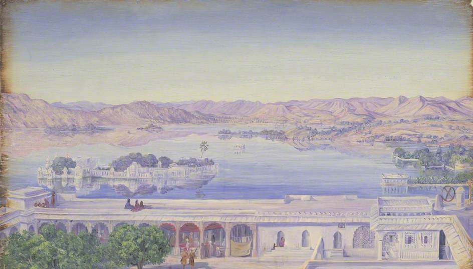 Jagniwas from the Palace, Udaipur. 'Janr. 1879'