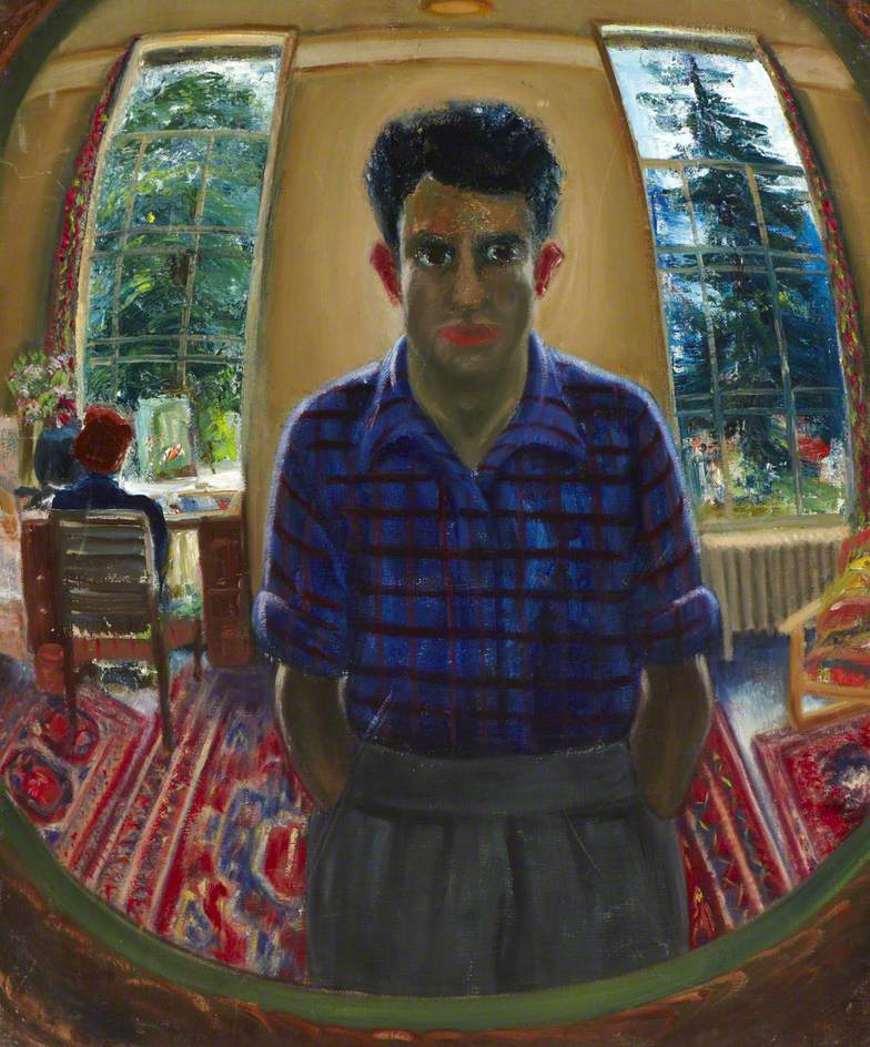 Man in the Mirror, Self Portrait