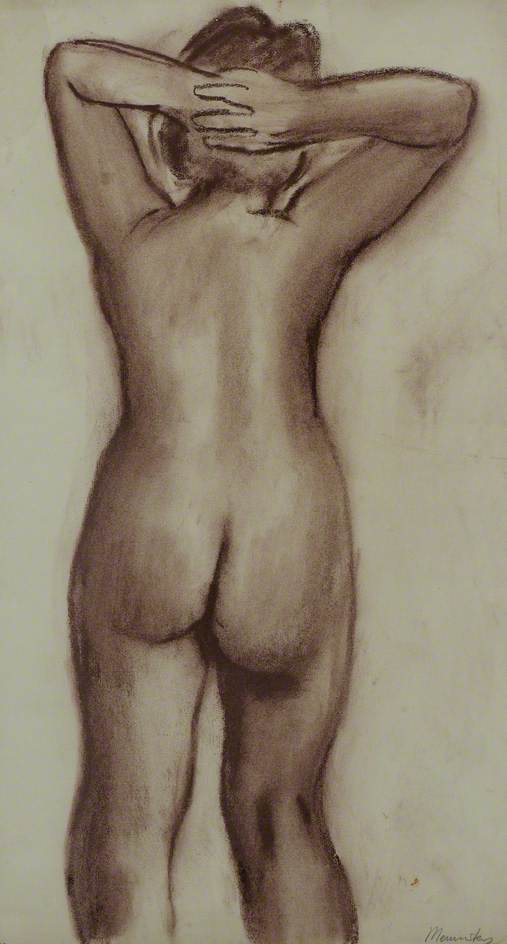 Female Nude, Back View