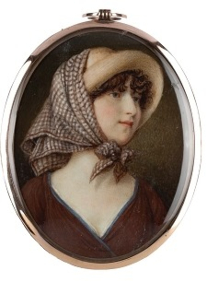 Portrait of an Unknown Woman with initials 'MCC'