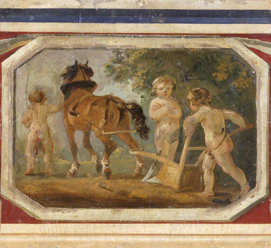 Putti Ploughing