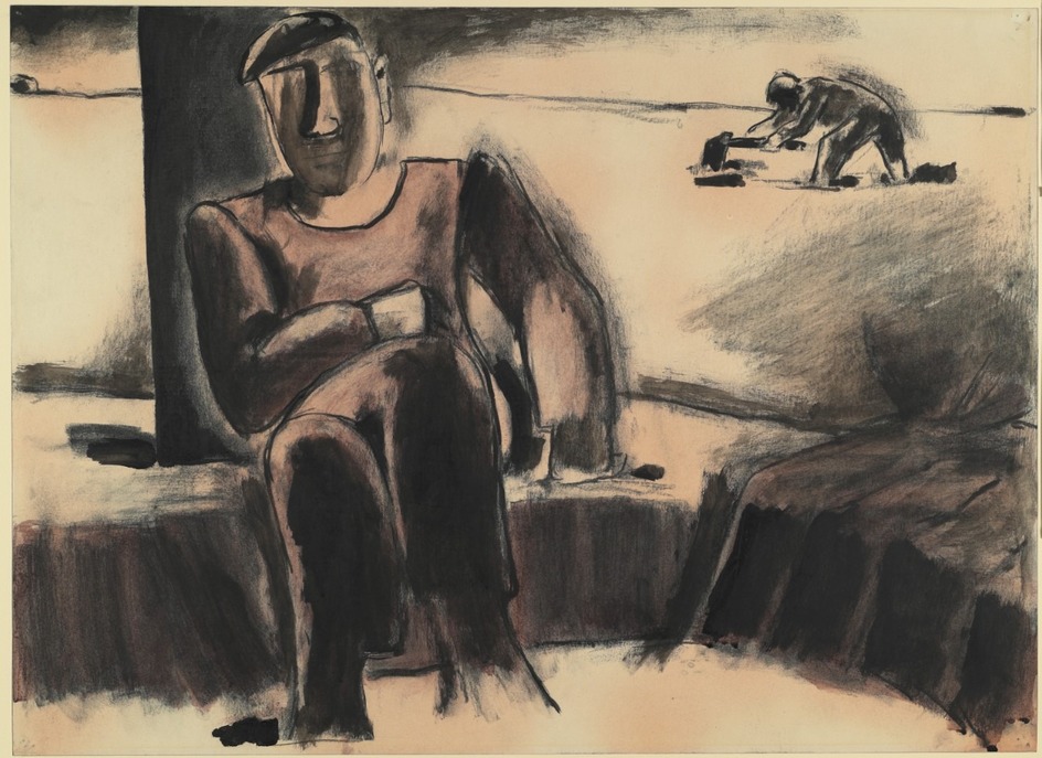 Seated Miner