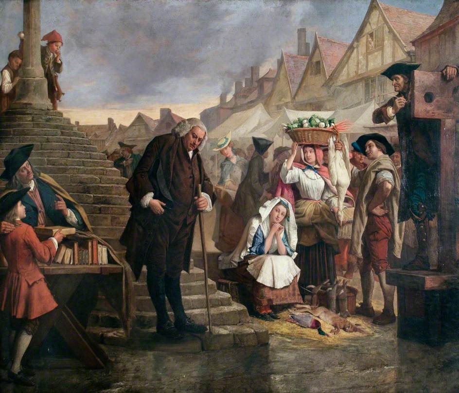 Johnson (1709–1784), Doing Penance in the Market Place of Uttoxeter, Staffordshire