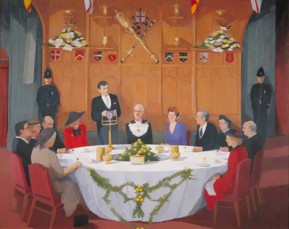 The Luncheon in the Guildhall, London, in Honour of Their Royal Highnesses The Duke and Duchess of York, November 1986