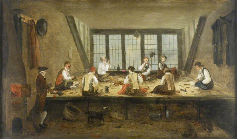 Interior of a Tailor's Shop