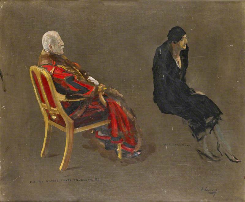 Alderman Sir George Wyatt Truscott (1857–1941), and Mrs Richard Jenkins