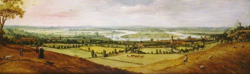 Prospect of London and the Thames from Above Greenwich