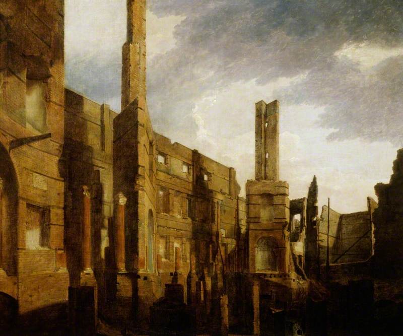 The Ruins of the Pantheon in Oxford Street, London, after the Disastrous Fire of 14 January 1792