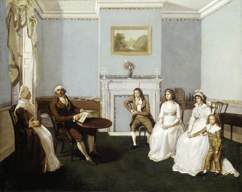 John Middleton with His Family in His Drawing Room