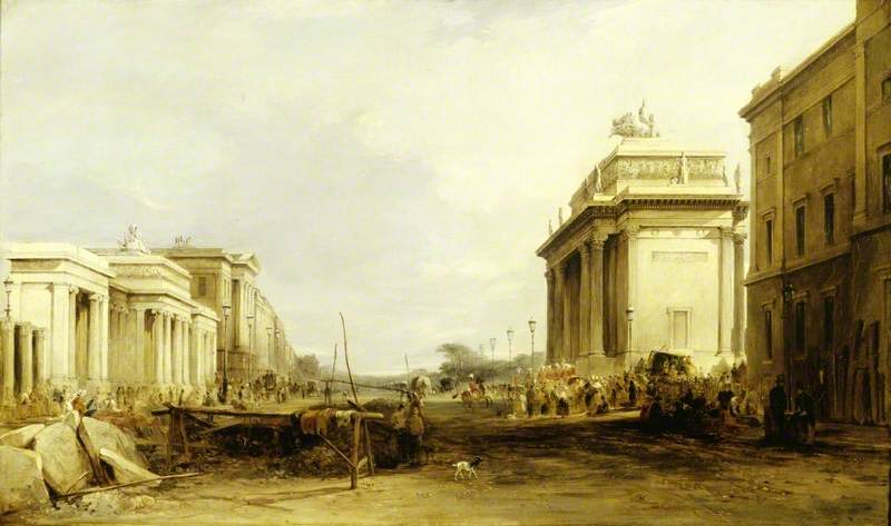 Hyde Park Corner and Constitution Arch, London