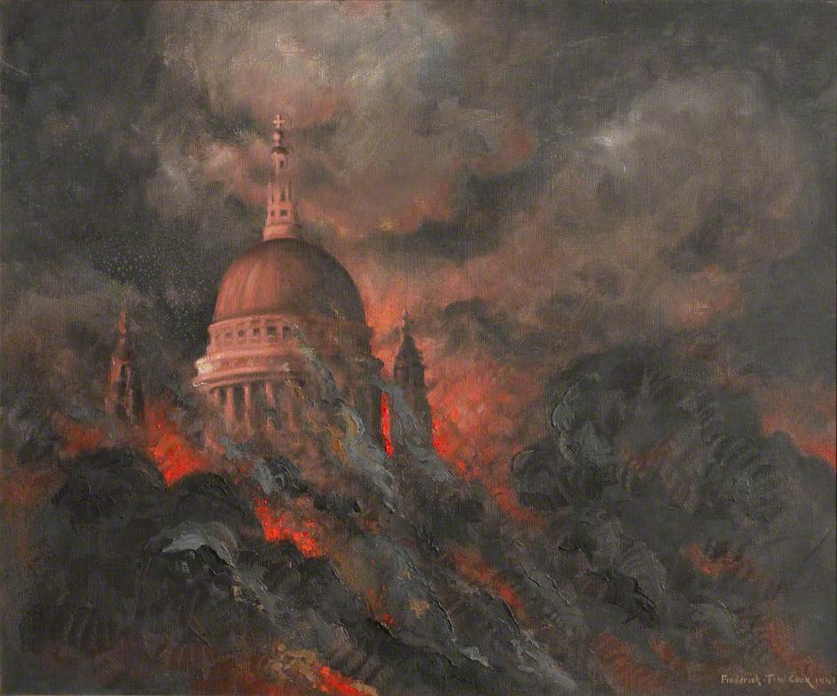 St Paul S Cathedral 1941 Art Uk