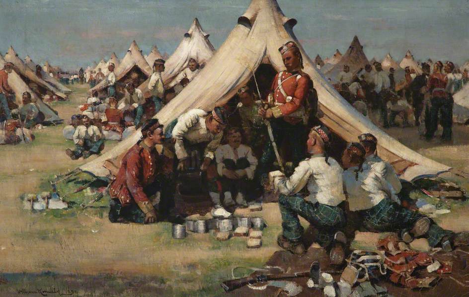 The Argylls in Camp at Stirling