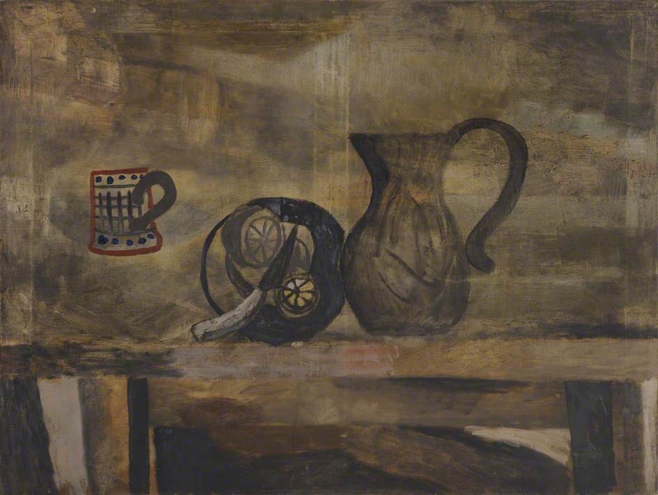 May 1927 (still life with knife and lemon)