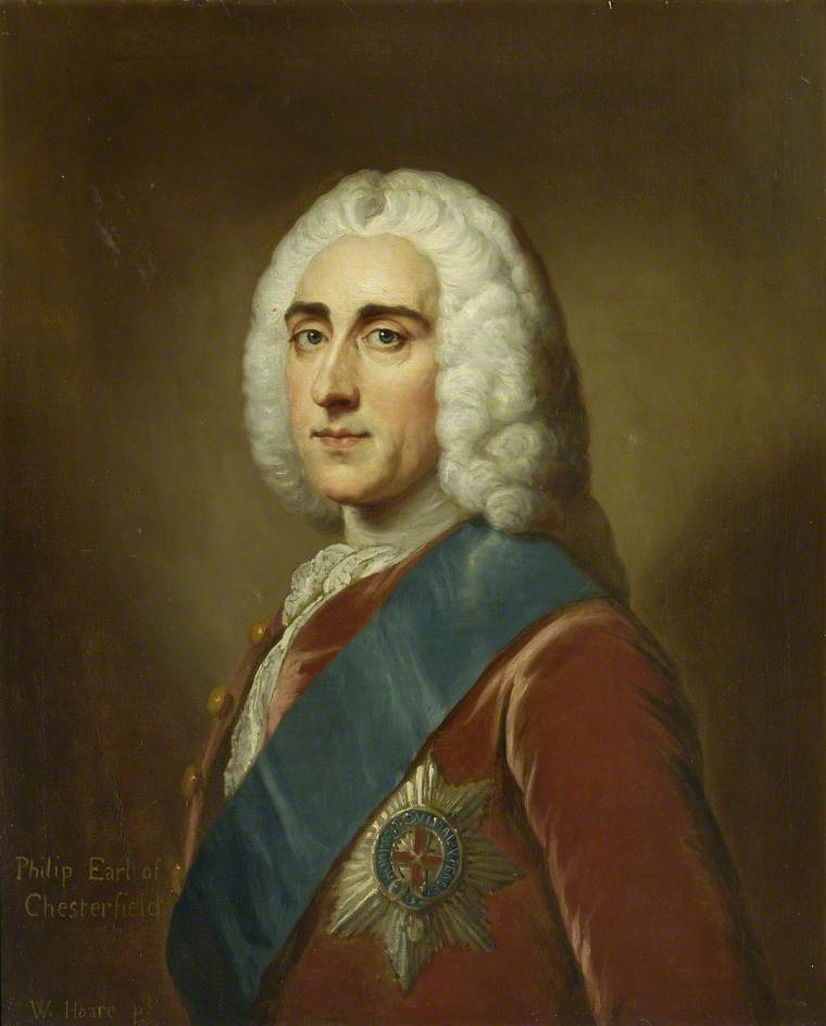 Philip Dormer Stanhope (1695–1773), FRS, 4th Earl of Chesterfield 