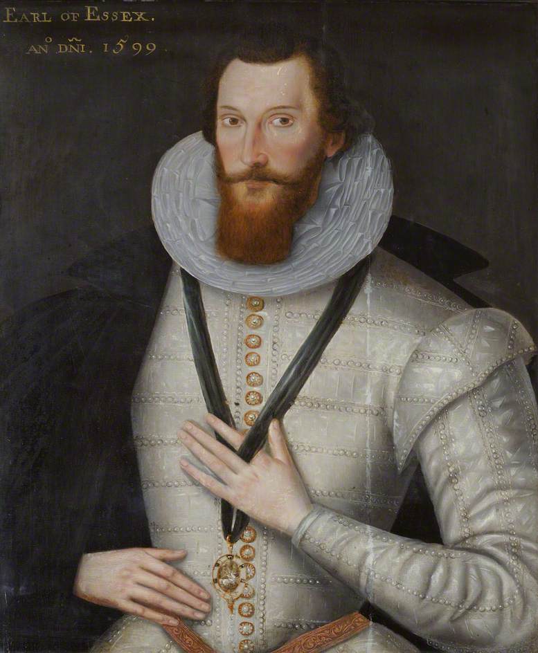 Robert Devereux (1566–1601), 2nd Earl of Essex, Soldier and Courtier