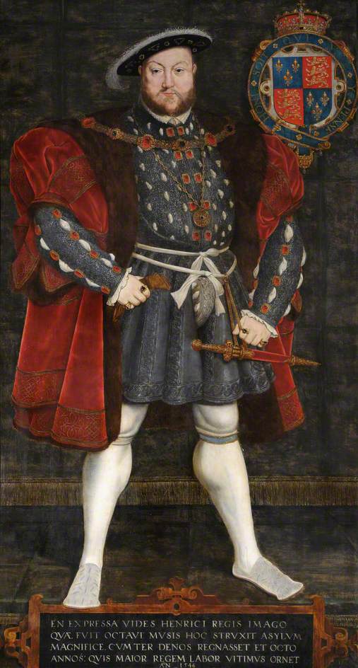 Henry VIII (1491–1547), Founder of Trinity College, Cambridge (1546)