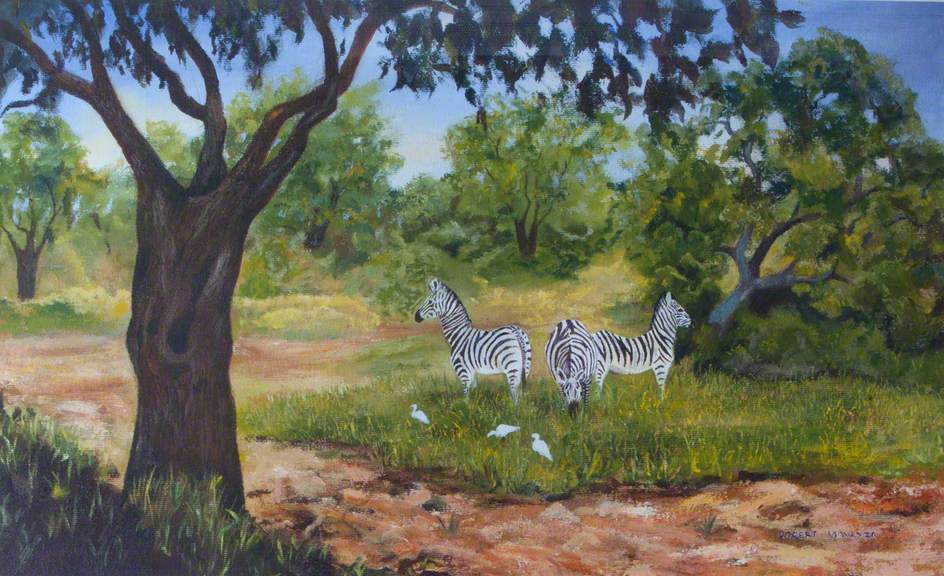 Zebras in the Savannah*