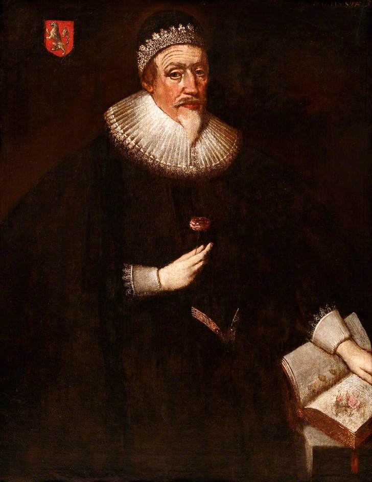 Portrait of a Gentleman, Holding a Red Rose