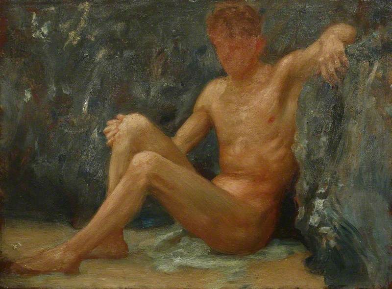 Bather Seated