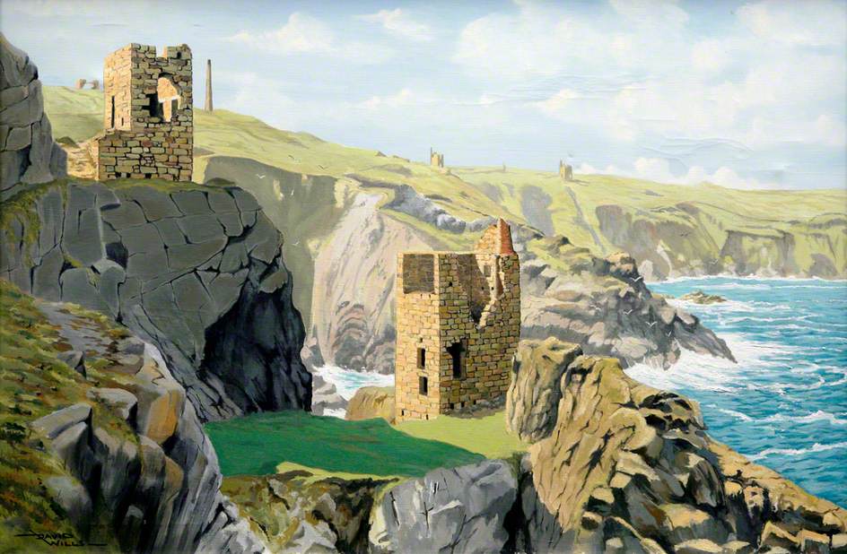 Crown Mines and Botallack Cliffs, June Morning