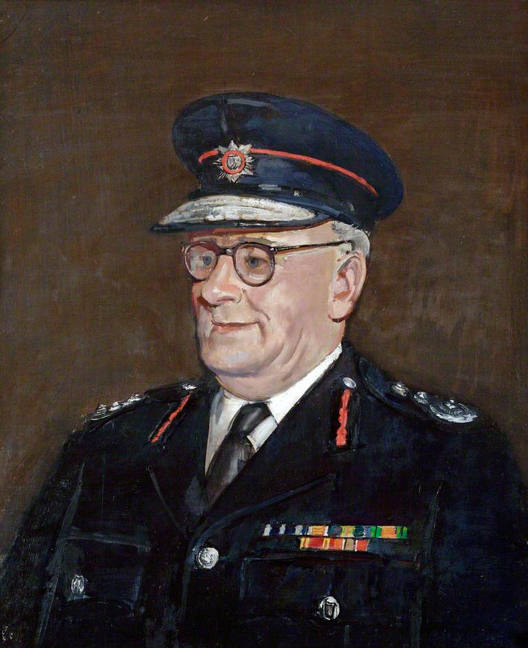 Mr William Herbert Barratt, Chief Fire Officer, Somerset Fire Brigade (1948–1959)