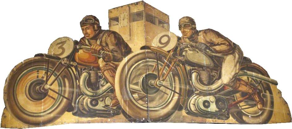 John Powell's 'Motorcyle Speedway': Motorcyclists