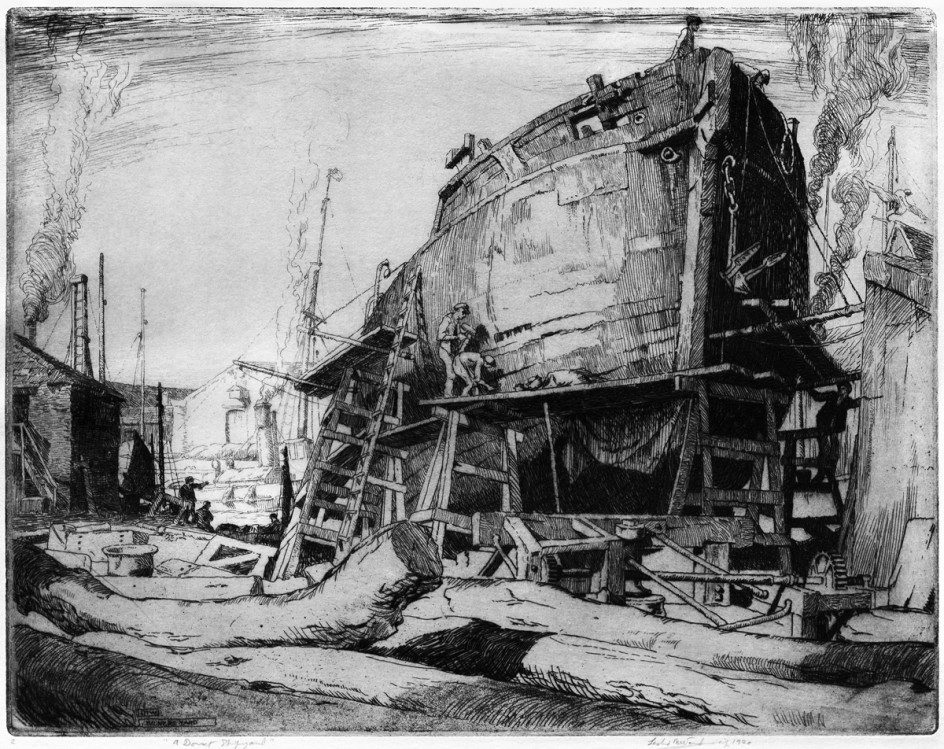 A Dorset Shipyard (A Poole Shipyard)