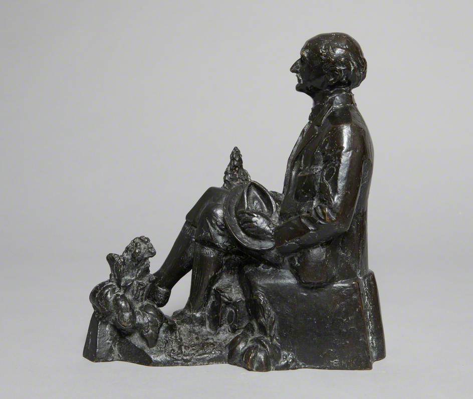 Maquette of the Statue of Thomas Hardy (1840–1928) at the Top 'o Town