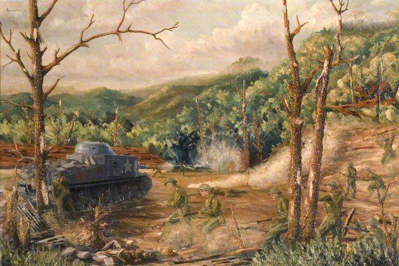 The Battle for the District Commissioners' Bungalow, Kohima Ridge, India, 13 May 1944