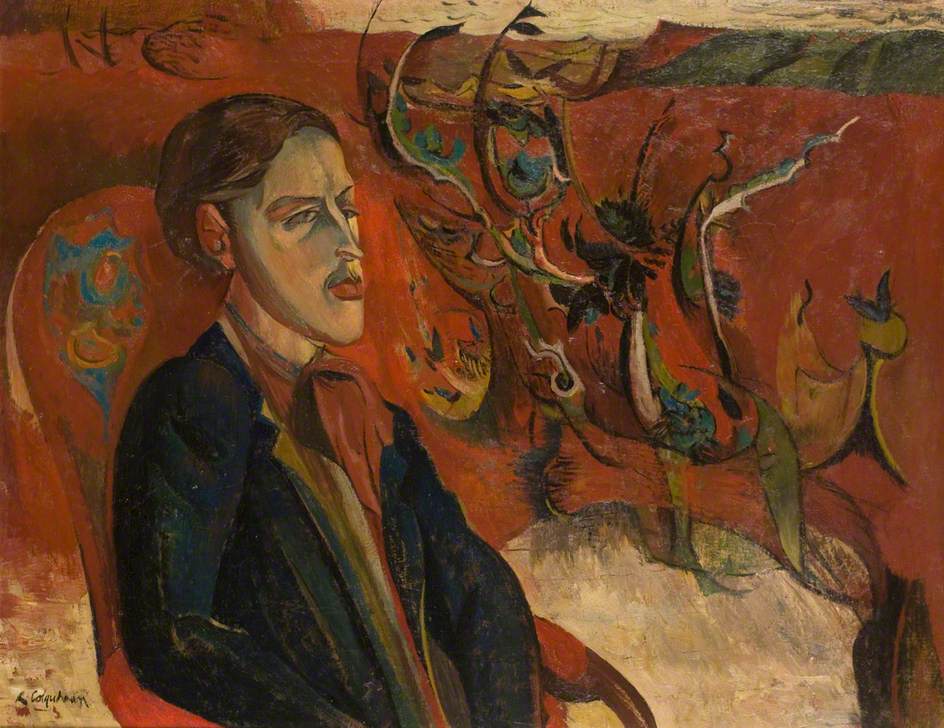 Young Man in a Landscape (David Haughton, 1924–1991, Artist)