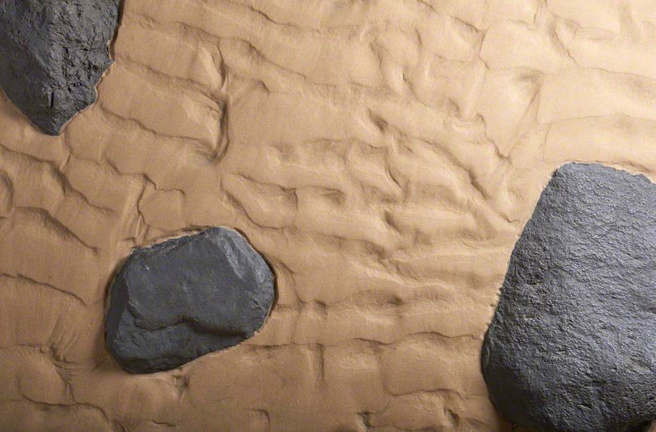 Study of Rippled Sand and Black Rocks, Hebrides