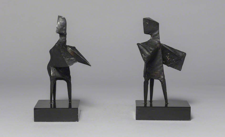 Maquette I: Two Winged Figures