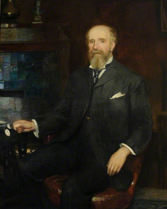 David Houghton, Esq., JP, Chairman of Hull Royal Infirmary (1900)