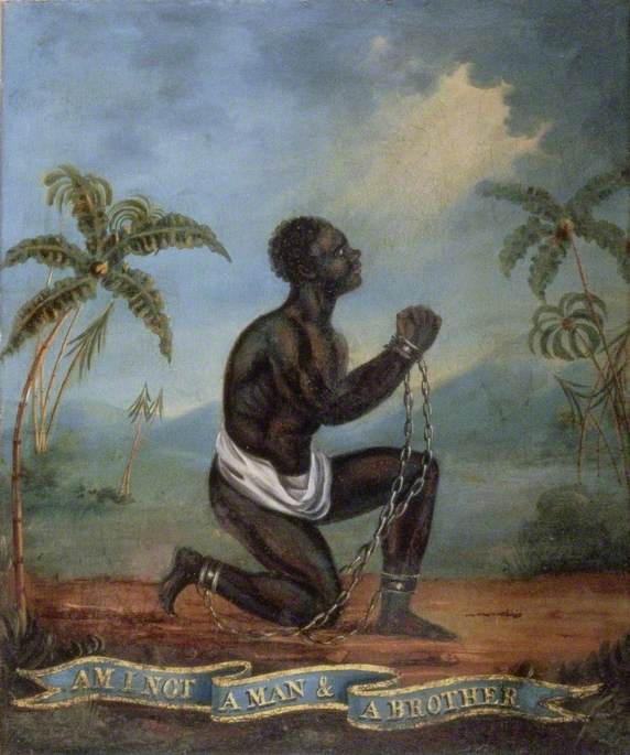 The Kneeling Slave, 'Am I not a man and a brother?'