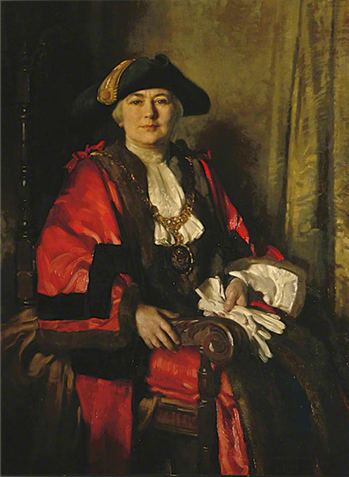 Alderman Alice Hudson (1877–1960), JP, Mayor of Eastbourne (1926–1928 and 1943–1945)