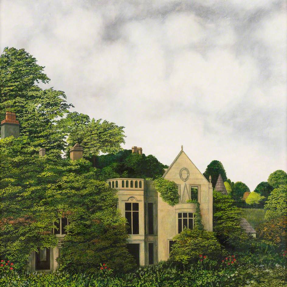 The Ruins of Downing Hall, Flintshire