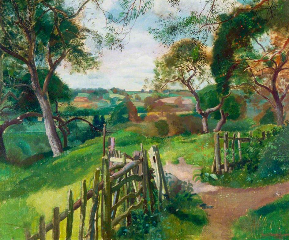 Path and Gate in a Landscape