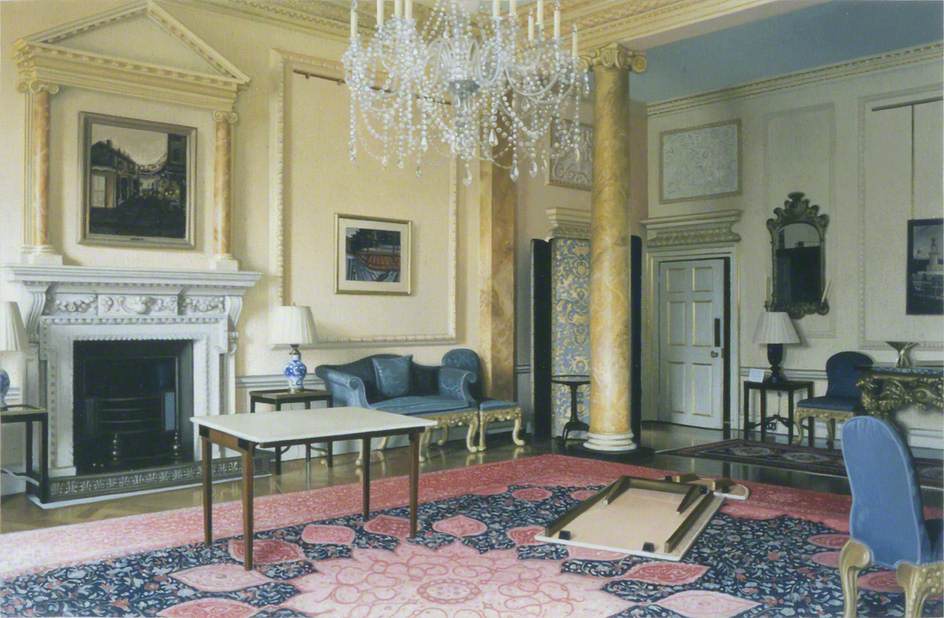 The Pillared Room at 10 Downing Street
