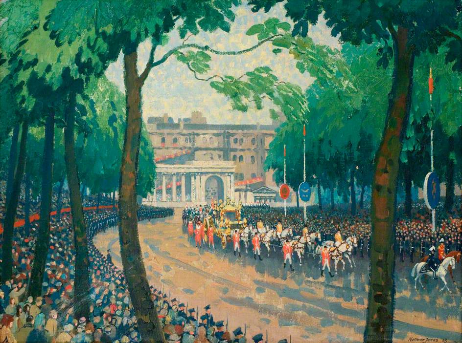 Coronation Procession Entering Hyde Park