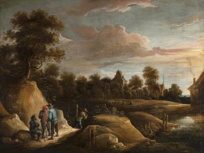 Landscape with Peasants on a Pathway