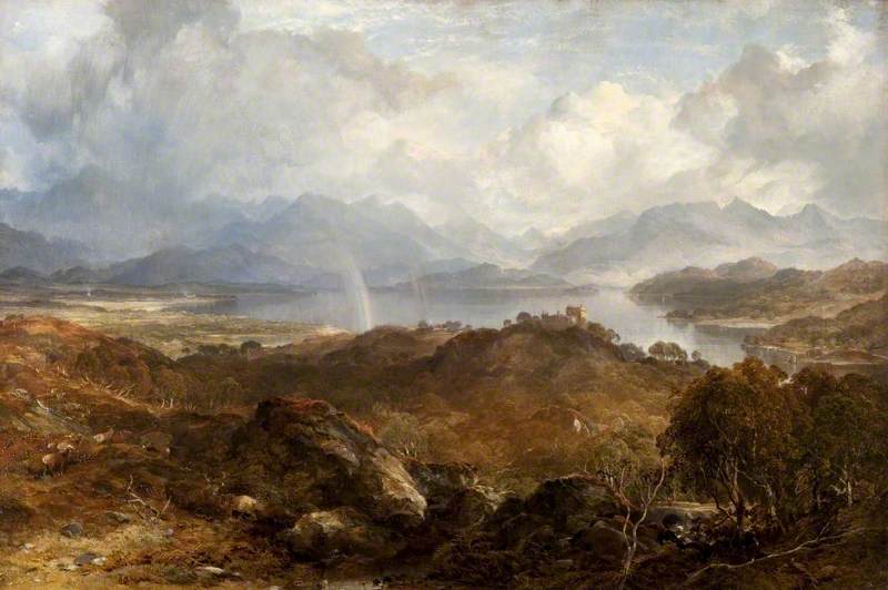 Highland Landscape -My heart's in the Highlands -  Horatio McCulloch