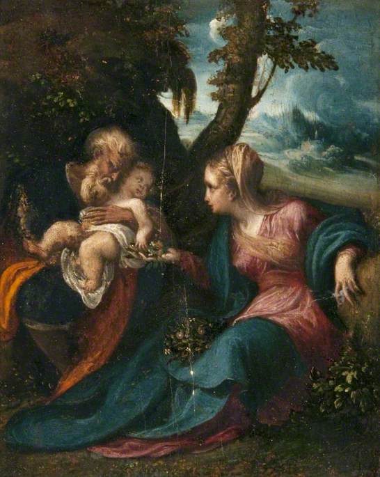 Holy Family in a Landscape