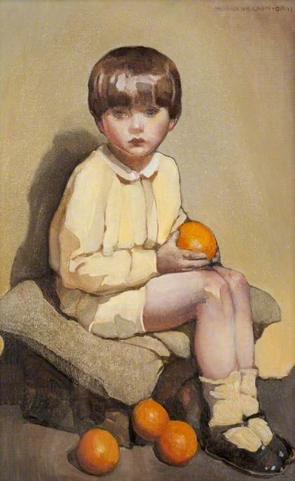 Little Boy with Oranges