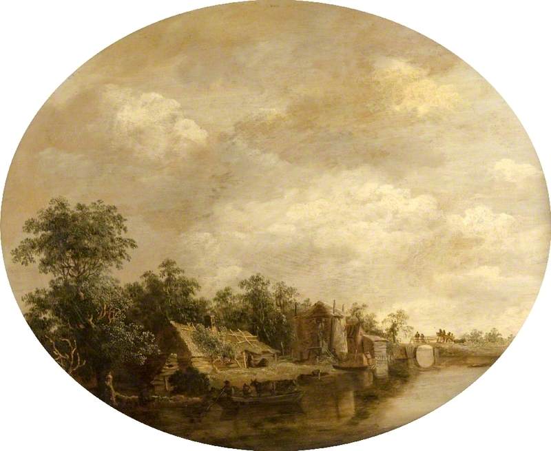 Cottages by a Canal