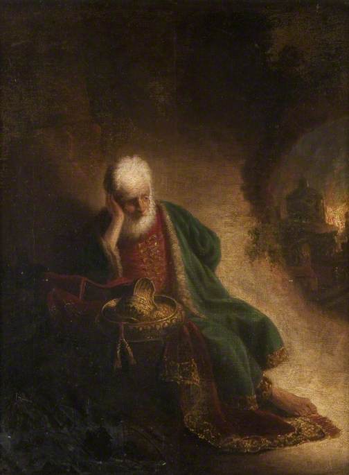 Jeremiah Mourning the Destruction of Jerusalem