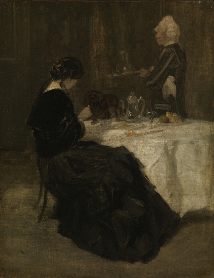 Lady at a Table