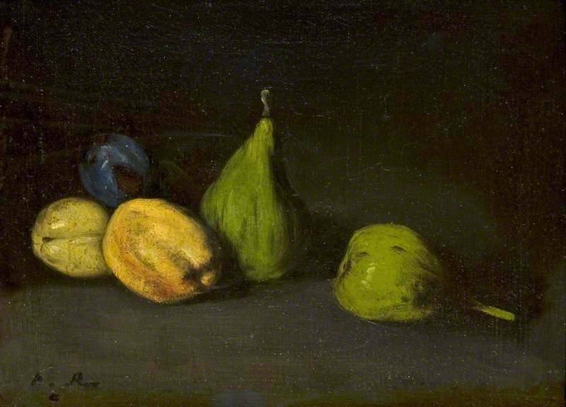 Still Life with Fruit, Figs and Apricots